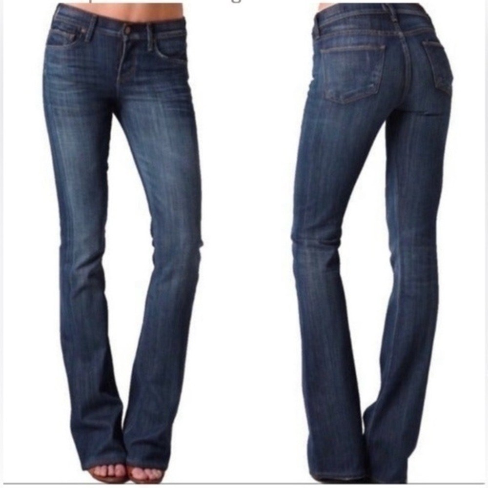 Citizens of humanity, Amber stretch high rise boot cut dark wash jeans size 28